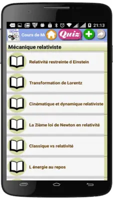 Cours Mécanique android App screenshot 0