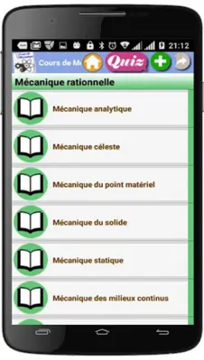 Cours Mécanique android App screenshot 3